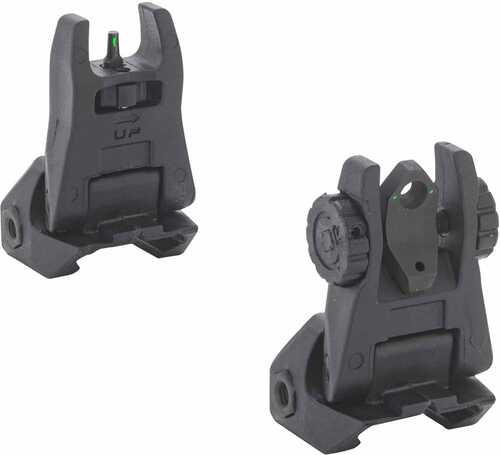 MEPRO FUBS-Flip Back Up Sights 2 Dot Rear G/G